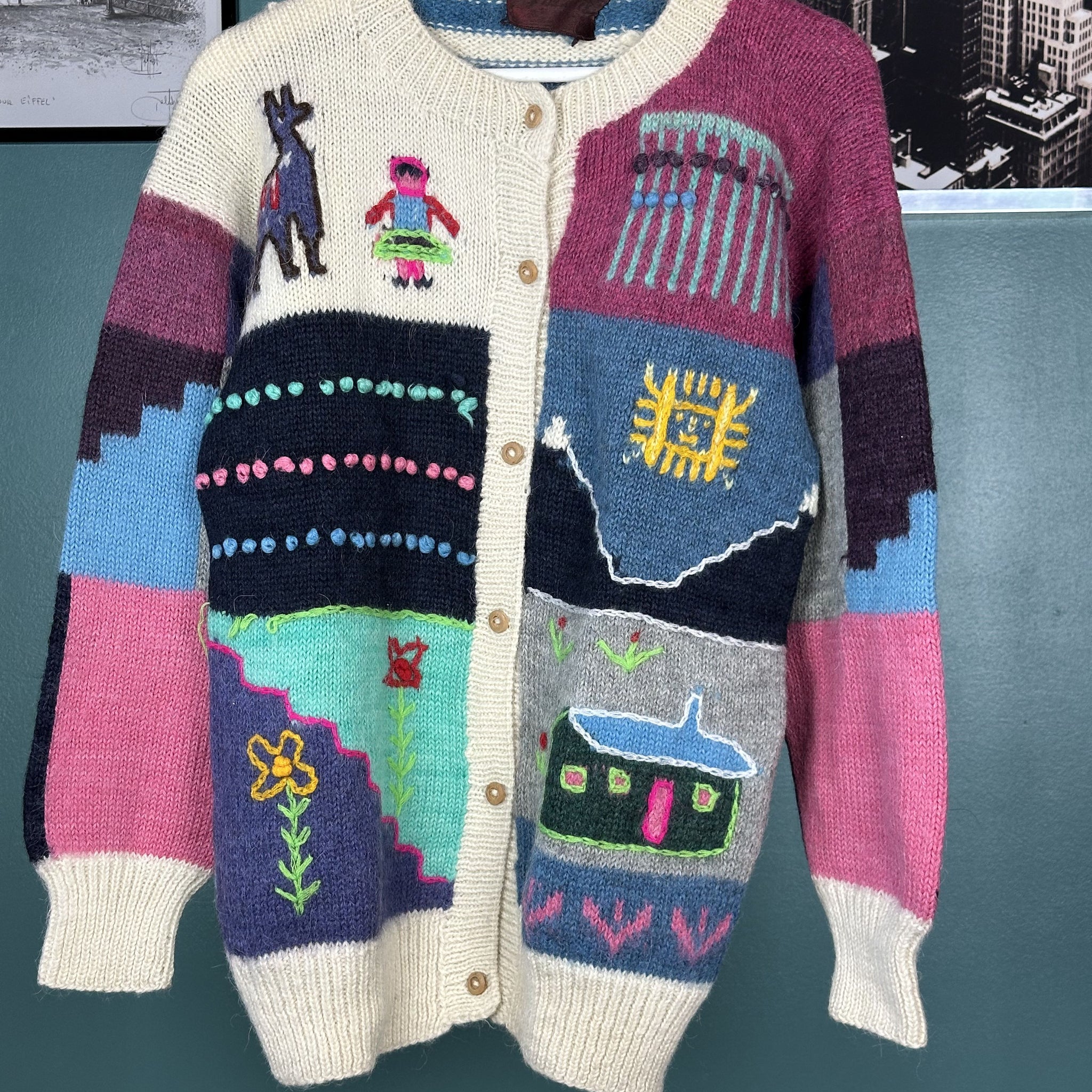 Cardigan peruviano