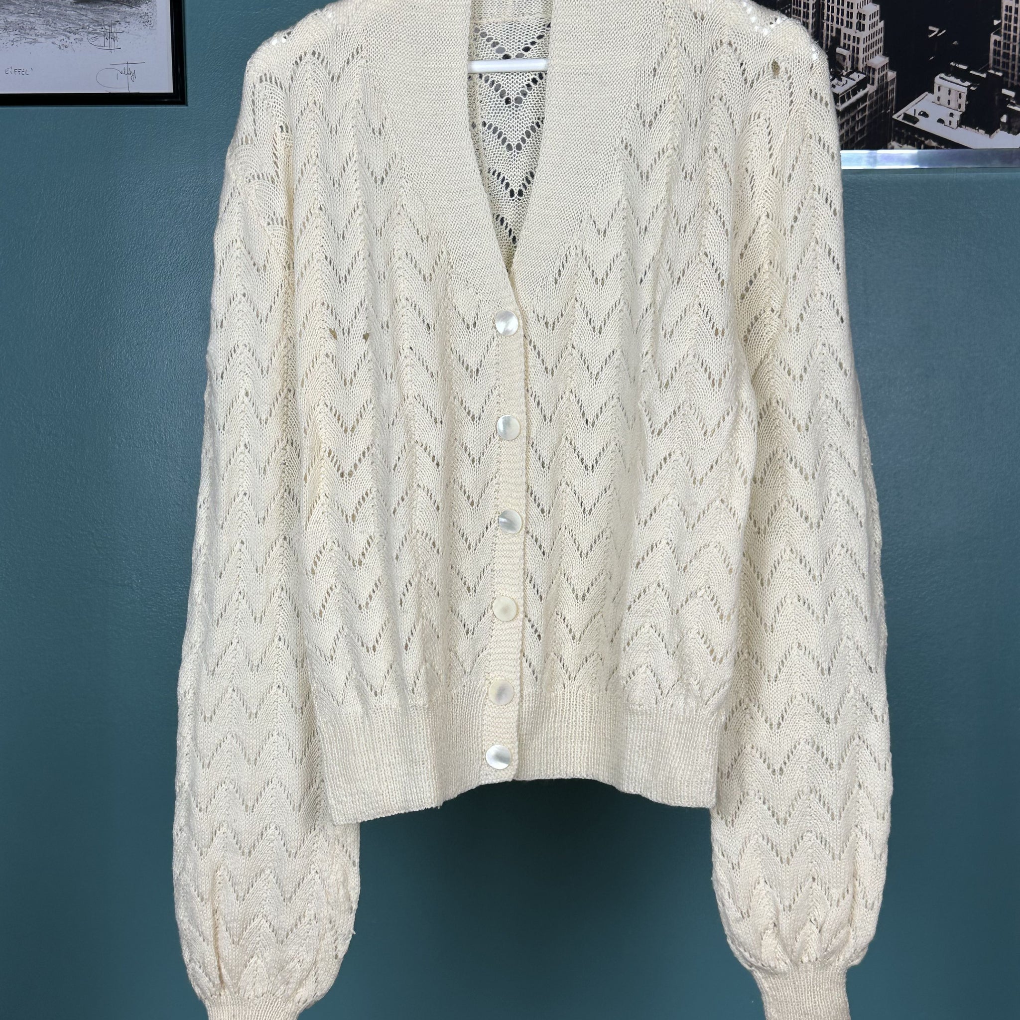 Cardigan traforato
