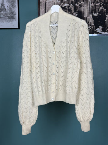 Cardigan traforato