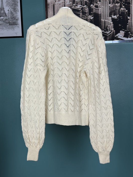 Cardigan traforato